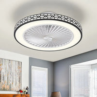 20" Bladeless Ceiling Fan with LED Light & Dimmable Settings