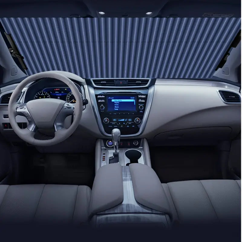 Automatic Retractable Car Sunshade with UV Protection