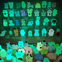 25pcs Glow-in-the-Dark Animal Charms – Surprise Pack for DIY Crafts & Jewelry
