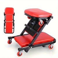 36" 2-in-1 Z-Crawl Mechanic Seat & Creeper with 500lb Capacity