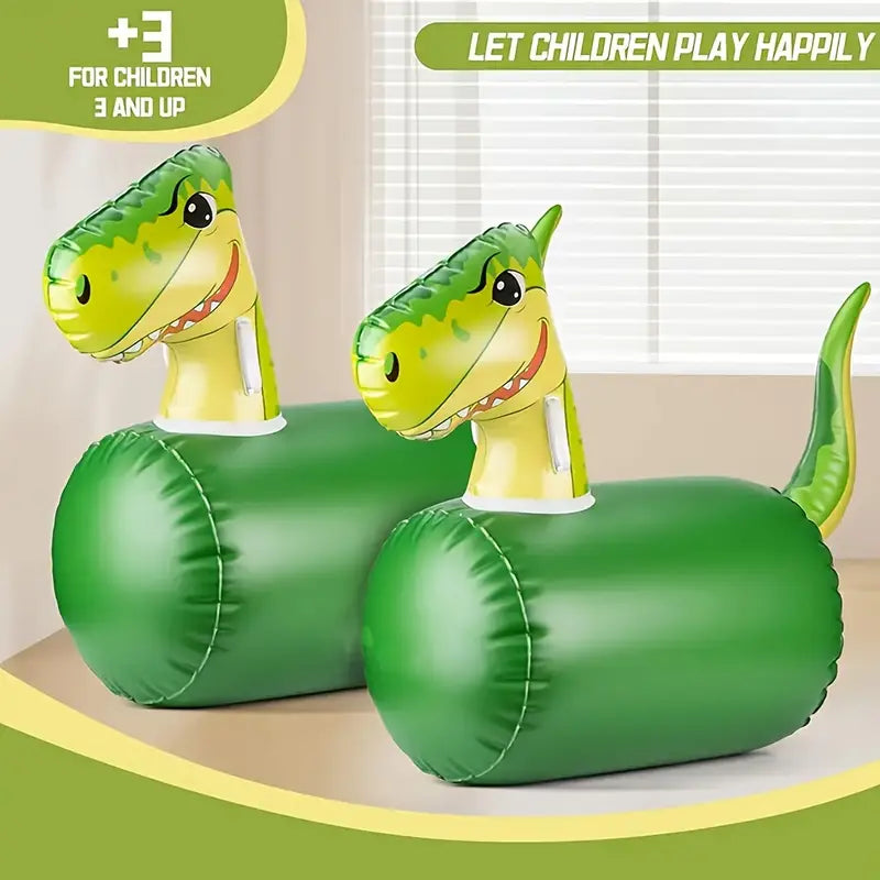 Giant Ride-On Inflatable Dinosaur Toy – Heavy Duty Fun for Kids Ages 5+