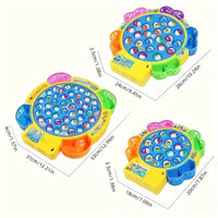 Electric Spinning Music Fishing Disc Toy – Interactive Fun for Kids