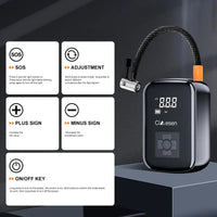 Cordless Tire Inflator Portable Air Compressor with Digital Display