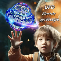 2025 Flying UFO Ball Toy – Hand-Controlled Hover Drone with LED Lights
