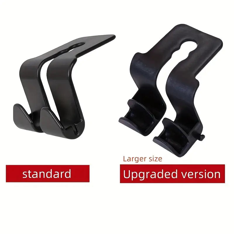 2PCS Universal Car Seat Back Hooks – Multi-Functional, Durable