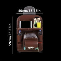 1/2pcs Car Backseat Organizer – Multi-Functional Storage Box