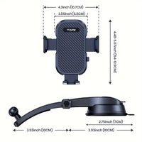 TOPK D42C Dashboard Car Phone Holder – 360° Adjustable Mount